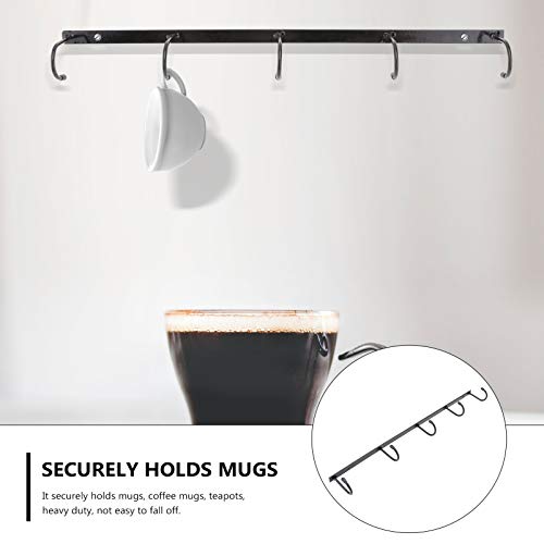 BESPORTBLE Porta-Canecas de CafÃ© Sob O Gabinete Pendurado Suporte para Canecas Sob a Prateleira Por