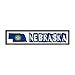 Nebraska State Outline Novelty Metal Vanity Small Street Sign K-326