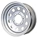 eCustomrim Trailer Wheel Rim 15 in. 15X6 6 Lug On 5.5 in. Silver Modular