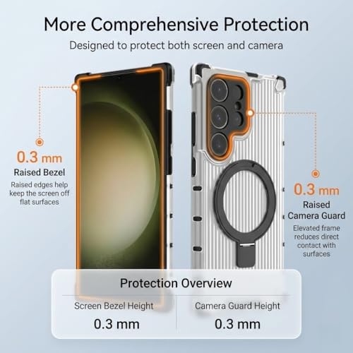 Coque antichoc Samsung S25 Plus compatible MagSafe pour éviter les chutes - 4
