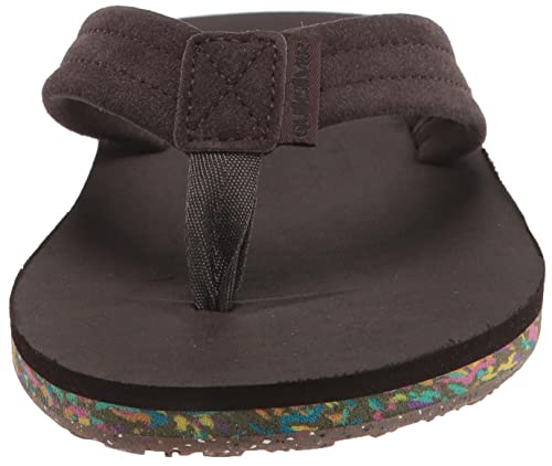Quiksilver Men's Carver Suede Recycled 3 Point Flip Flop Athletic Sandal2