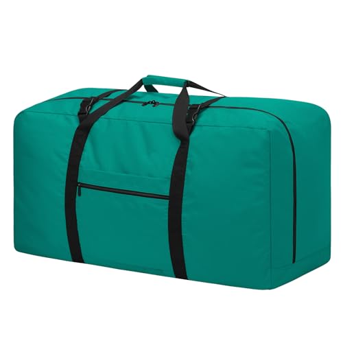 110L Extra Large Duffel Bag 32.5 inch Travel Duffle Bag lightweight Luggage Storage Bag for Outdoor, Camping, Sport-Green Green Pro
