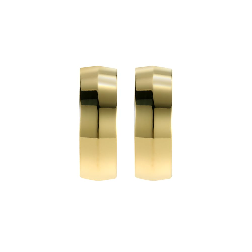 Fossil Women's Gold tone stainless Steel with hoop closure Earrings
