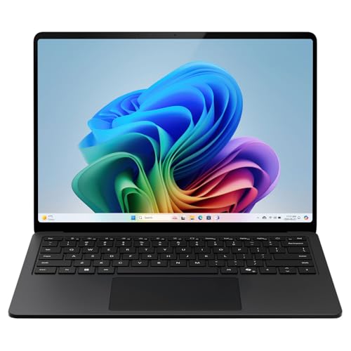 Image of 2024 Microsoft Surface Laptop 7th Edition, Copilot+ PC, 13.8in Snapdragon X-Elite 16GB RAM 512GB SSD Win 11H Black (Renewed)