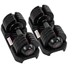 ALTLER Adjustable Dumbbell Set, 25/52LB Pair with Tray for Workout Strength Training Fitness, Adjustable Weight Dial Dumbbell with Anti-Slip Handle and Weight Plate for Home Exercise