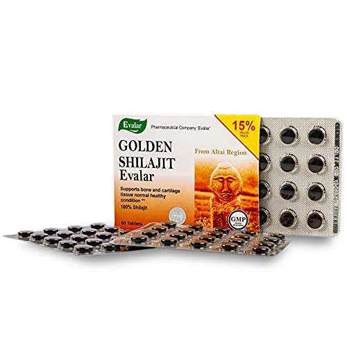 Shilajit Golden By Evalar Siberian Altai 60 Tabs #TOP1