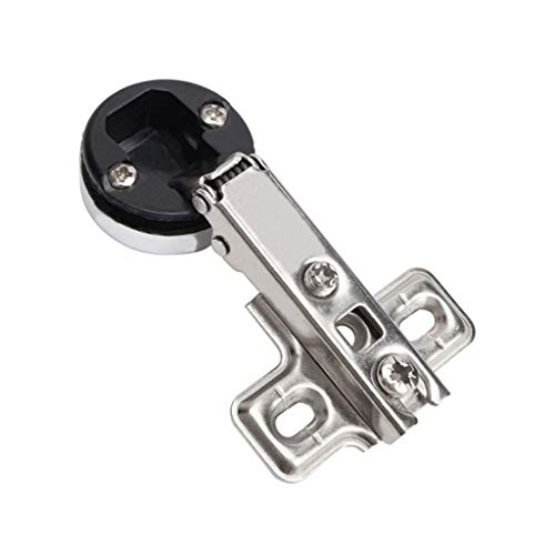 IBOWZ Bisagras Plegables, Bisagra para gabinete de vinos con Tornillos de Copa de 26 mm y superposición Completa