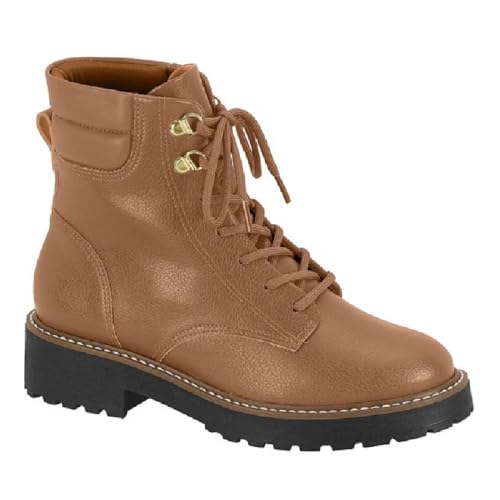Bota Coturno Feminina Vizzano Tratorada 3103.101 (Caramelo, BR, Adulto, Numérico, 38)