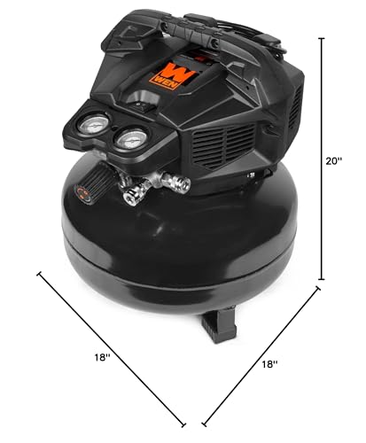 WEN Air Compressor, 6-Gallon, Oil-Free, Pancake Style (AP6092) - Image 7