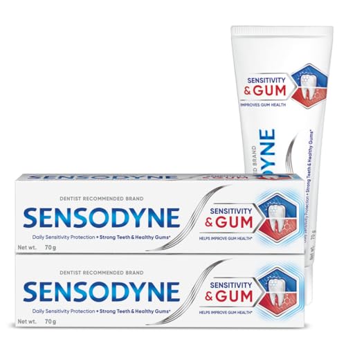 Sensodyne Toothpaste Sensitivity and Gum| Daily Sensitivity and Gum Protection Tooth Paste Pack of 1 - 70gm | Dentist Recommended | Fresh Breath, Removes Plaque, Healthy Gums product image 8
