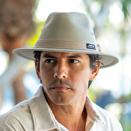 Panama Jack Men's Original Canvas Safari Sun Hat, UPF 50+ Sun Protection Cap, 2.5" Brim - Image 6