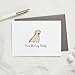 Custom Labrador Retriever Notecards with Different Breeds of Labs (Set of 10 A2 Cards), Customized Notecards with Your Name and Favorite Lab Color (White Envelopes, Chocolate Lab)