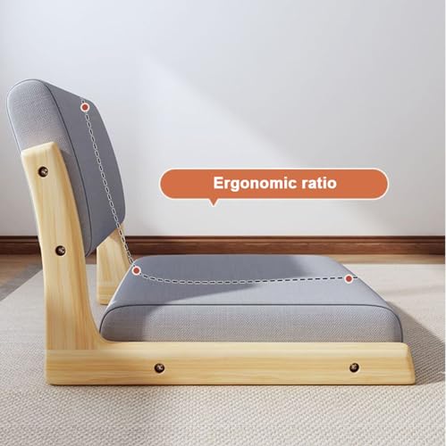 Tatami - Silla portátil sin patas para meditación y lectura, muebles decorativos para sala de estar y ventanal