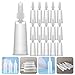 Beavorty 50Pcs Ampule Tips Replacement Liquid Dispensing Applicator Tips for Small Ampule Bottles Precise Mini Ampoule Handguard Drip Cover 1.73X0.51X0.51In