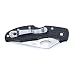 GANZO FIREBIRD Anti-Slip Handle Scales Steel Liner Lock Folding Tactical Survival Knife Blade with Clip, Pouch, Black
