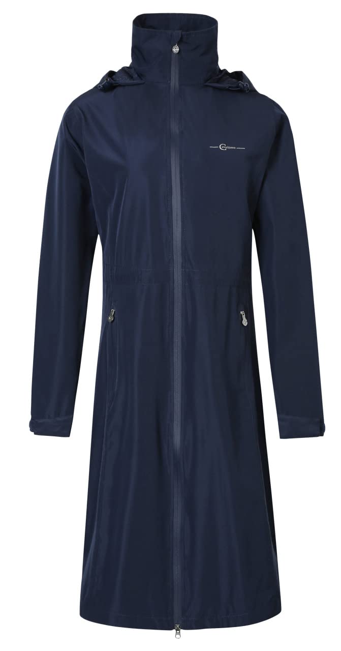 Kerbl Regen- und Outdoormantel Damen navy S