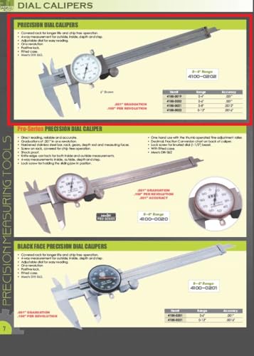Calibre de dial de 6 pulgadas HHIP para lecturas rápidas y exactas 6