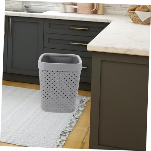 Caneca de basura rectangular de plástico pequeño Uonlytech miniatura 3