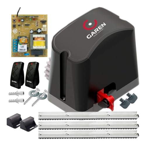 Kit Motor de Portão Deslizante De Correr Completo 2 Controles 3m Cremalheira (220, Volts)