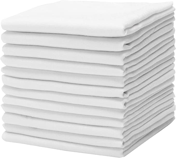 Nishti Solid White Microfiber Handkerchief for Women | Soft and Absorbent | Fashionable Floral Design | Versatile Accessories for Ladies | Ideal for Everyday Use (17 X 17 Inches)-image-48