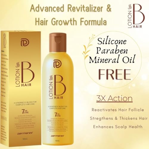 Image of B Hair Lotion | Hair Lotion for Hair Growth, Anti-Dandruff & Hair Fall Control | Nourishing Scalp Care with Natural Ingredients | 50ml