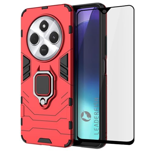 LEADERFISH For Xiaomi Redmi 14C P[X Ot + KXtB Redmi 14R tB ČRMILWRNV 360] ԍڃz_[ Sʕی h~ ho wh~ h~ Ռz h~ m[g