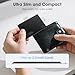 Wallet Tracker Card Air-Tag (iOS Only) - Work with Apple Find My, Bluetooth Tracker Smart Tracking Card Wallet Finder, 0.07in Slim, IP68 Waterproof, Item Locator for Luggage Tags, Passports, Purse