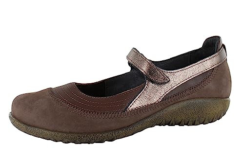 Image of NAOT Footwear Women's Kirei Maryjane with Cork Footbed and Arch Comfort and Support - Lightweight and Perfect for Travel- Removable Footbed