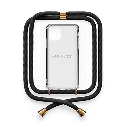 Étui Huawei P30 avec cordon NECKLACY transparent anti-chute et pratique