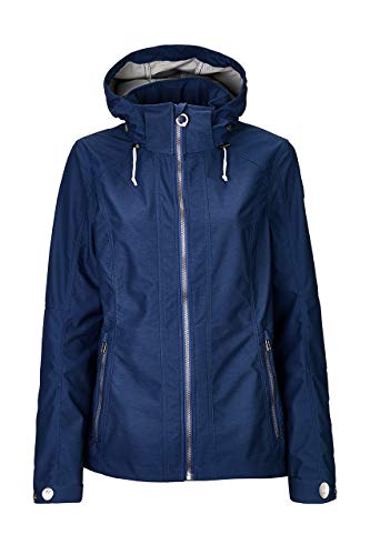Killtec Barira Chaqueta Softshell con Capucha con Cremallera, Mujer, Cobalto Intenso, 42