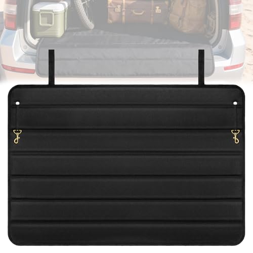 Yimomoyi Auto Ladekantenschutz Kofferraum, Universeller Faltbarer Stoßstangenschutz Hund Kofferraumschutz für Autos, SUVs und Vans, Verhindert Kratzer Durch Hunde und Schwere Gegenstände, 96 x 64cm