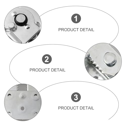 TOKIDNY 鉄製ソファコネクタ 家具コネクタ カウチジョイント モジュール家具固定用 シルバー色 再利用可能 電動ソファ の連結に最適 2個セット [4]