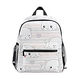 Bolsillos multifuncionales: la mochila escolar viene con un compartimento principal de gran capacidad para almacenar libros, iPad, revistas, cambiar ropa y otros accesorios de estudio. También está equipado con 2 bolsillos laterales para paraguas y botellas y un bolsillo frontal para cuadernos y objetos pequeños, junto con 1 bolsillo interior con cremallera para organizar artículos personales como llaves, dinero, auriculares, etc. para un fácil acceso.