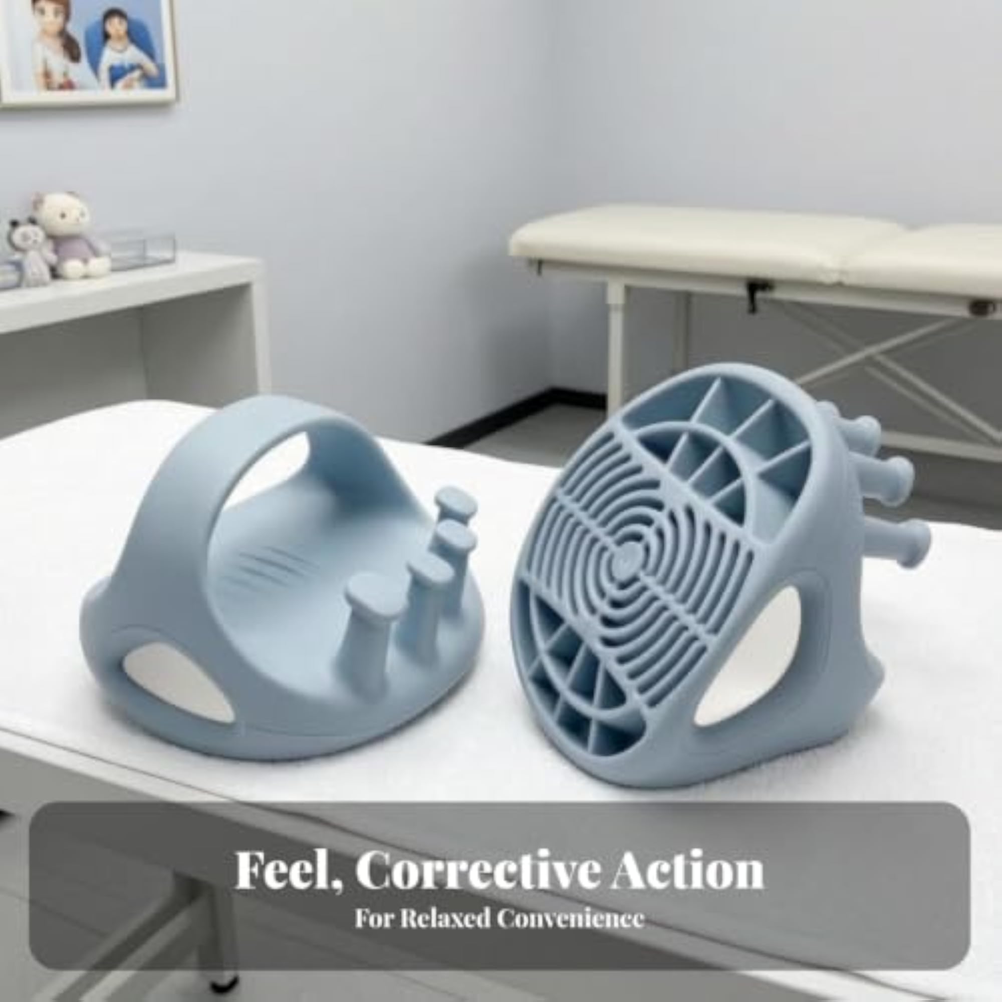 Comfortable Open-Toe Foot-Arch Training Shoe, Gentle TPR Aid