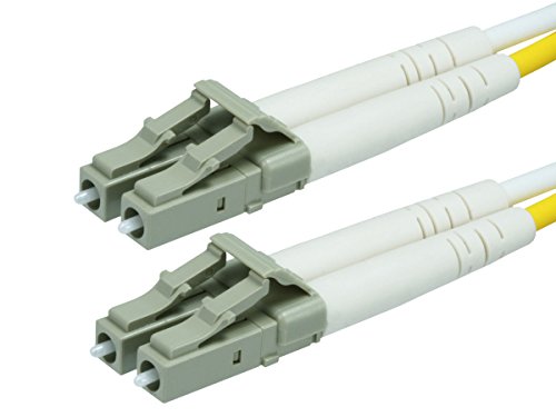 Monoprice 10Gb Fiber Optic Cable, LC/LC, Multi Mode, Duplex - 50 Meter (50/125 Type) - Aqua