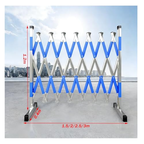 Barrière de sécurité pour garage de construction clôture extensible acier - 3
