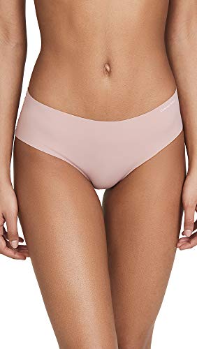 Calvin Klein Underwear Women's Invisibles Hipster Briefs, Alluring Blush, Pink, X-Small