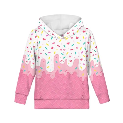 Image of Coloranimal Unisex Girls and Boys Long Sleeve Hoodies Hoody Athletic Pullover Sweatshirts Tops Age 6-16year