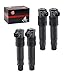4pcs Ignition Coils For Suzuki GSX-R600 GSX-R750 GSX-R1000 Katana GSX650F Bandit GSF1250 Burgman AN650 Boulevard C109R VLR1800 M109R VZR1800