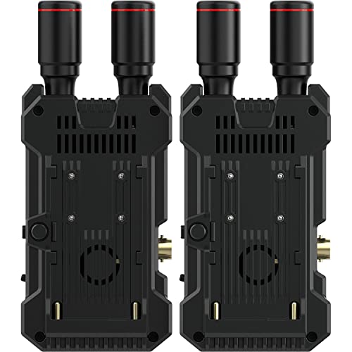 Hollyland Mars 4K Wireless Video Transmission System | HDMI/SDI Streaming | Up to 450ft Range, Low Latency, 4K Livestream | Includes 2 x NPF-570 Batteries, Battery Charger, and SolidSignal Cable Ties