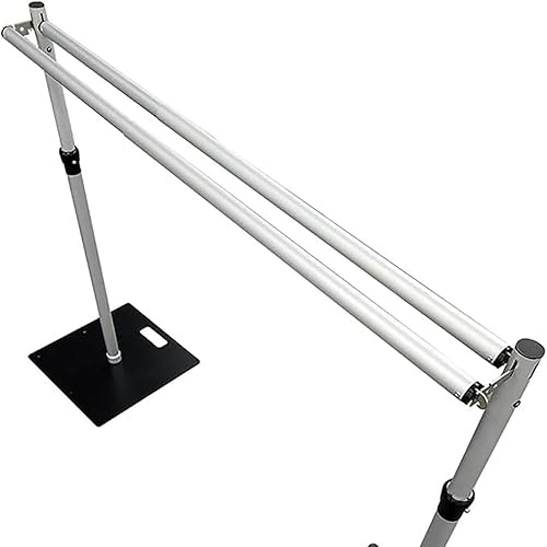 Miniatura 4 de Juego de 4 colgadores de barra transversal doble, 3 pulgadas para cenefa de barra transversal para telón de fondo, tubo y cortina, soporte de telón