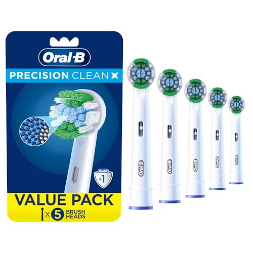 Oral-B PrecisionCleanX X-Filament Replacement Brush Heads 5 Count
