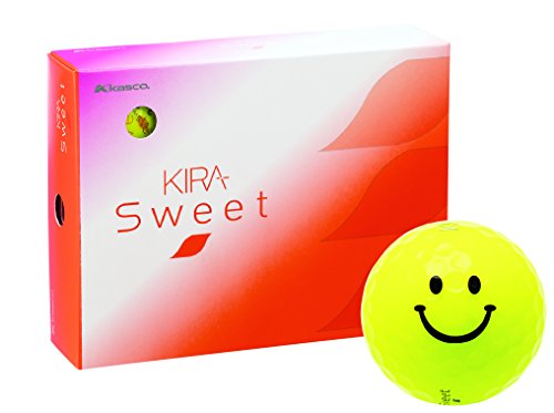 最安値 キャスコ ゴルフボール Kira Sweet キャラ1ダース 12個入り イエローの価格比較