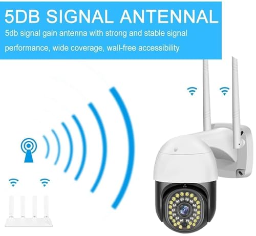 Image of TP PLUS 3MP Outdoor Smart WiFi Wireless IP CCTV Security Camera | Colored Light Vision | 2-Way Audio | Motion Track | Cruise Mode | Support 128 GB Micro SD Card Slot (Black Dome)