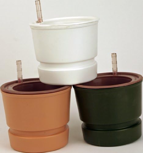 Self-Watering Plant Pot (Dark Green)