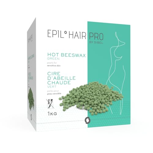 Perles de cire d'abeille vert peaux sensibles cire pelable épilation corps et visage 1 kg
