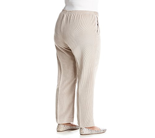 Alfred Dunner Women's Plus Size Cordury Short, Clean Front, Back Elastic2