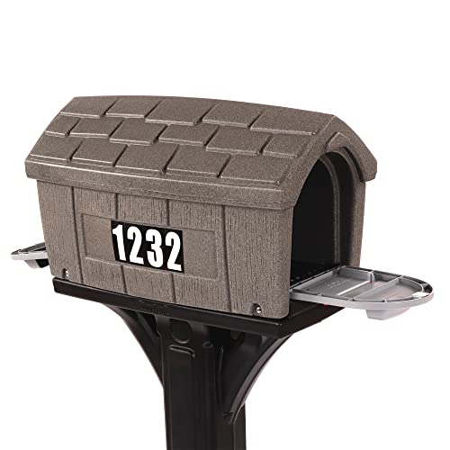Dig-Free Easy Up Home Mailbox, Graystone/Black, Made In The Usa #TOP2