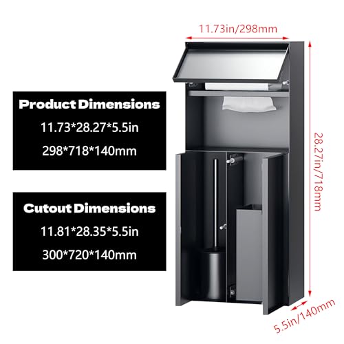 Armoire murale acier inoxydable 304 multifonctionnelle et étanche