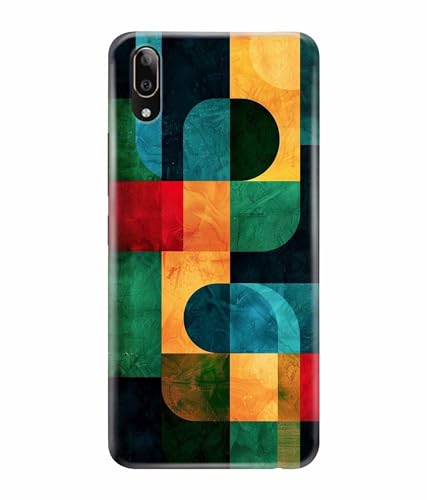 Image of Pattern Colorful Printed Hard Back Case Cover & Compatible for Vivo V11 Pro (Multicolor) - D1812